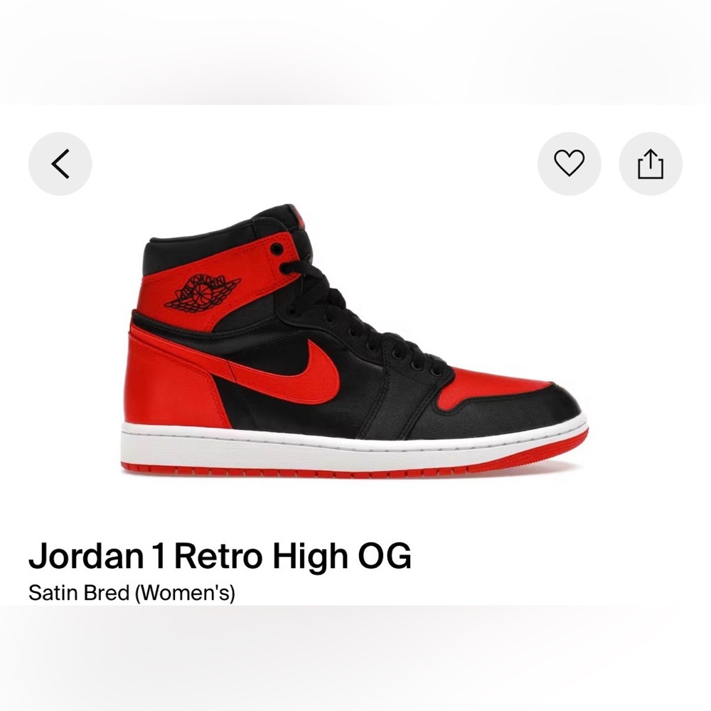 Jordan 1 Retro High OG Sneakers Size 6.5 Women's
